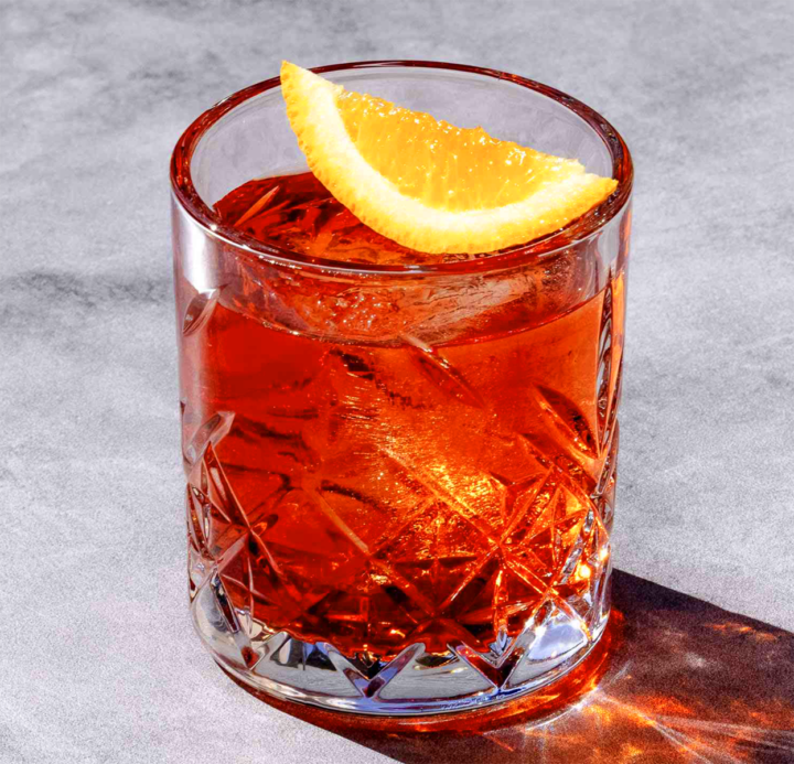 Mezcal-Cocktail “Mezcal Negroni”
