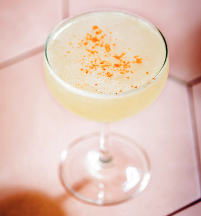 Cocktail de tequila « Red Grasshopper »