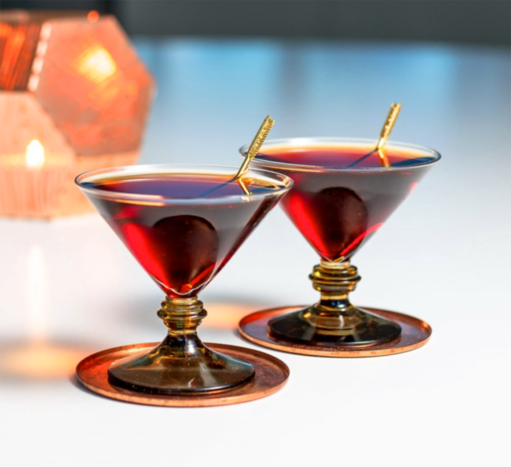 Mezcal cocktail “The Last Mechanical Art”